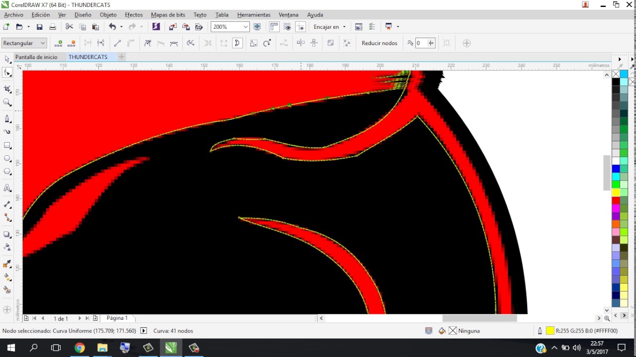 Como Diseñar en Corel Draw el Logo de los THUNDERCATS