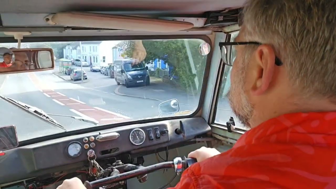 Onboard noise and sound - 1972 Invacar Model 70 with handlebar controls.