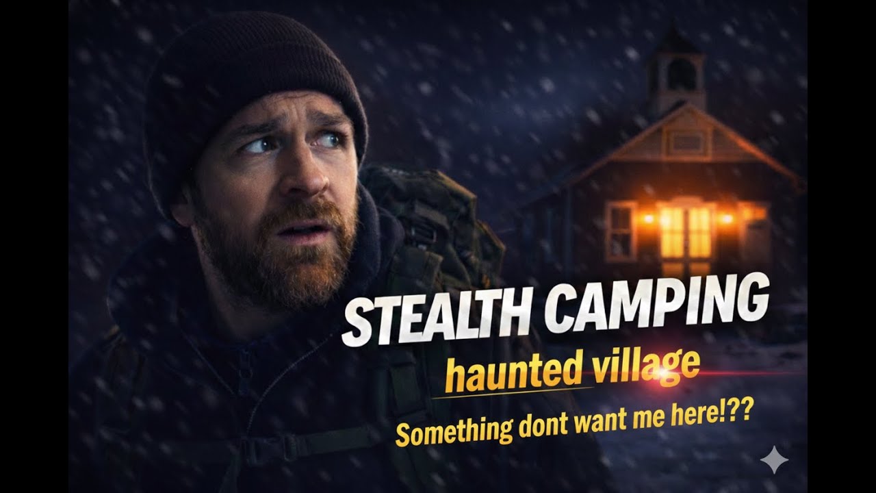 Stealth Camping a Haunted 1800s Village ( Dead of Winter)