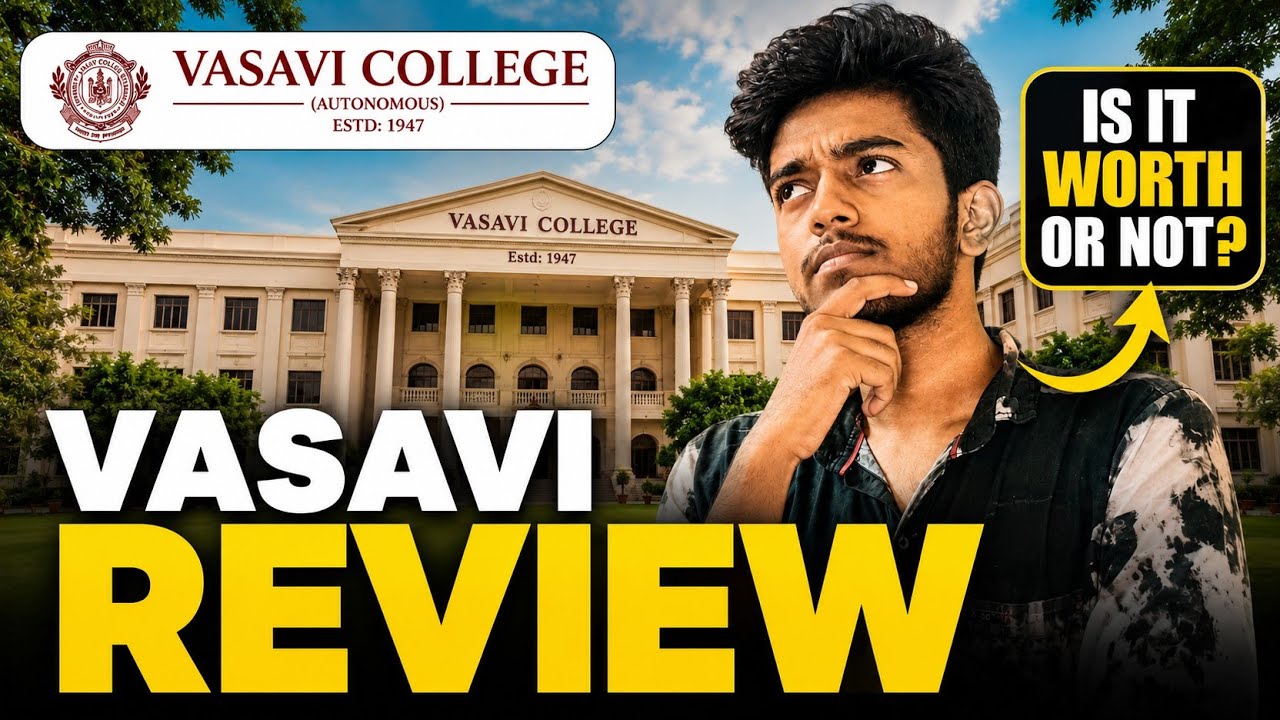 Vasavi College🔥 ఎంత ర్యాంక్ రావాలి?| Placements, Hostels & Fees Details🎯