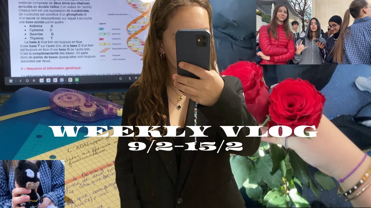 WEEKLY VLOG 9/2-15/2 (cour, st-Valentin, Tomb Raider…)