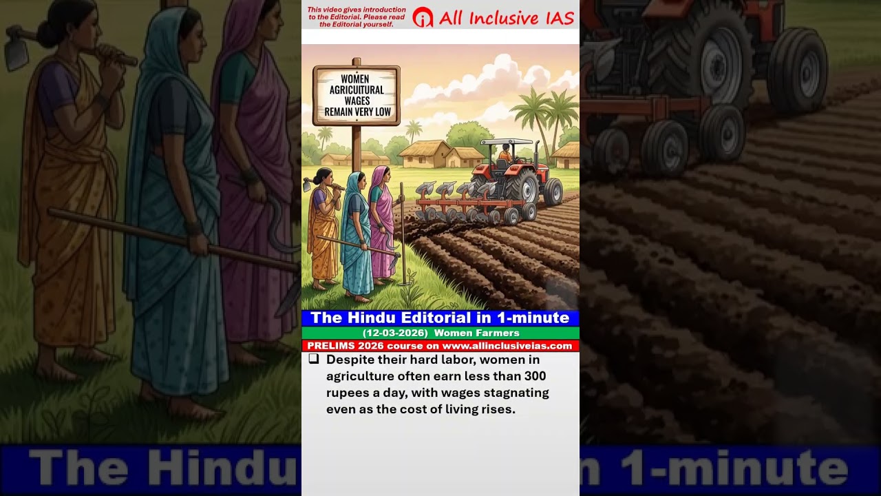 Editorial in 1 minute - The Hindu 12-03-2026 #civilservices #editorial