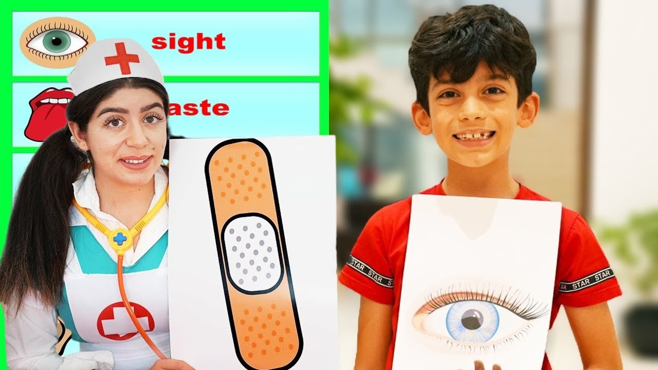 Jason Bermain dan Belajar Aturan Keselamatan dengan Dokter | Jason & Alex Belajar 5 Indra Manusia