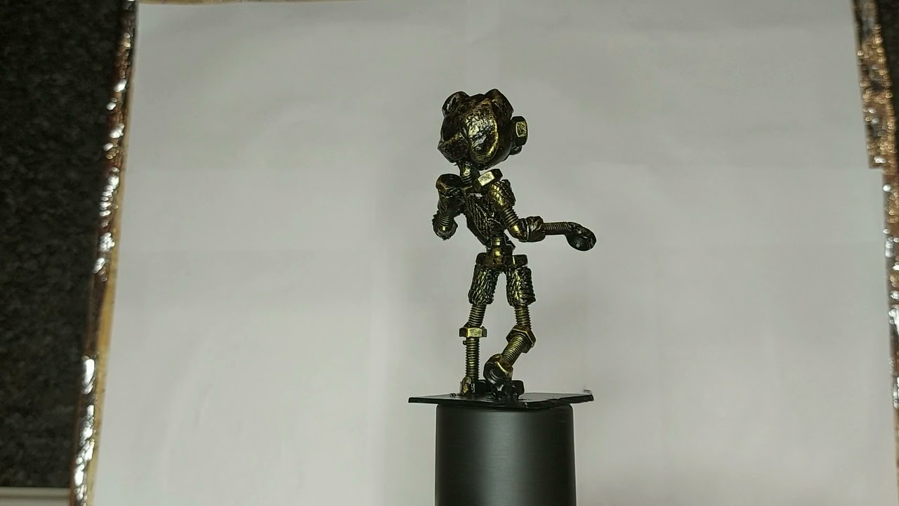 Подарки своими руками, поделки из металлолома, болтов, гаек/ crafts made of scrap metal, bolts, nuts