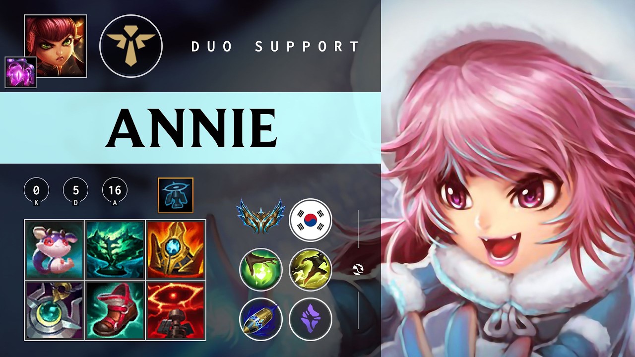 Annie Support vs Nami - KR Challenger Patch 26.05