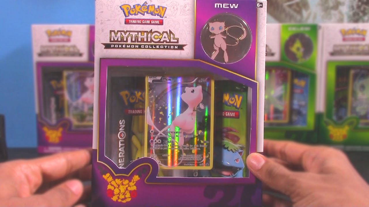 Opening a MEW Mythical Collection Box! - Pok&eacute;mon Generations #Pokemon20