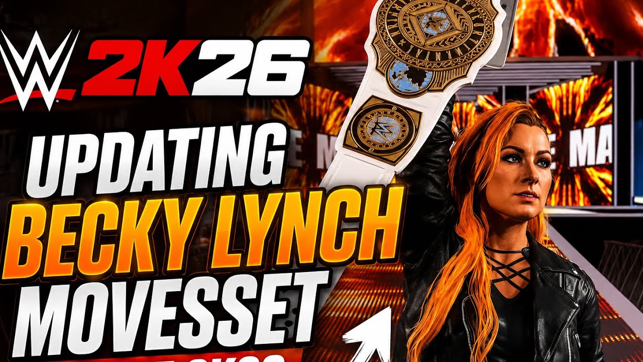Обновленный мувсет Бекки Линч в WWE 2K26!