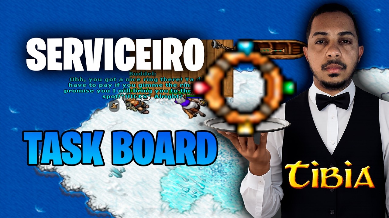 Serviceiro Online - Tibia Global  - Task Board /  !service  -  - #tibiaglobal   #tibia