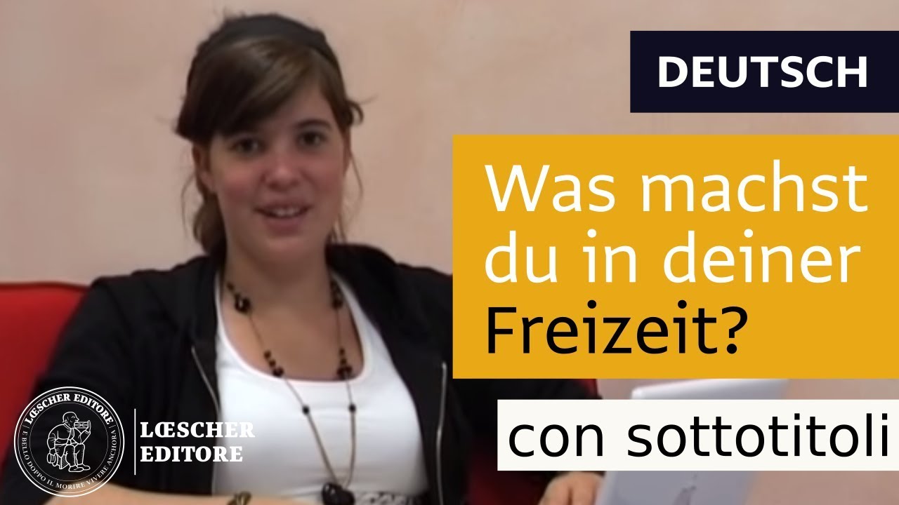 Deutsch - Was machst du in deiner Freizeit? (mit Untertiteln)