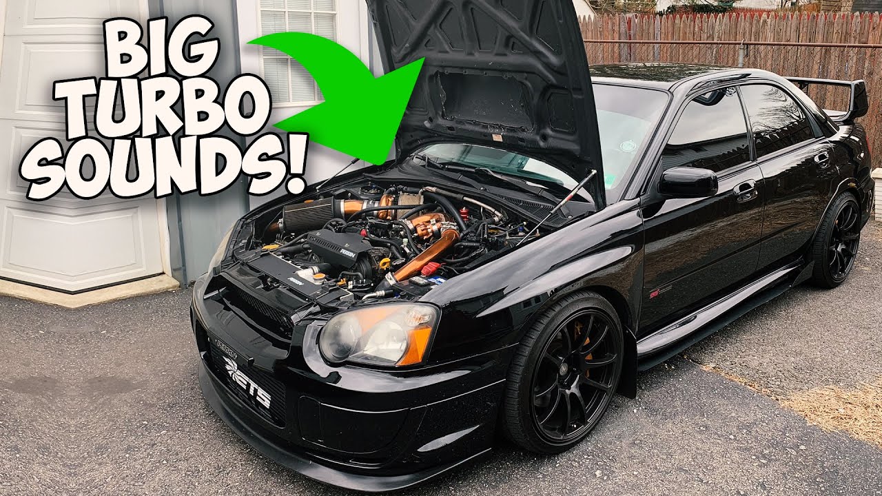 Big Turbo 2005 Subaru STI POV [ASMR] Precision 6466 ETS Rotated Kit CRAZY SOUNDS! 500+HP