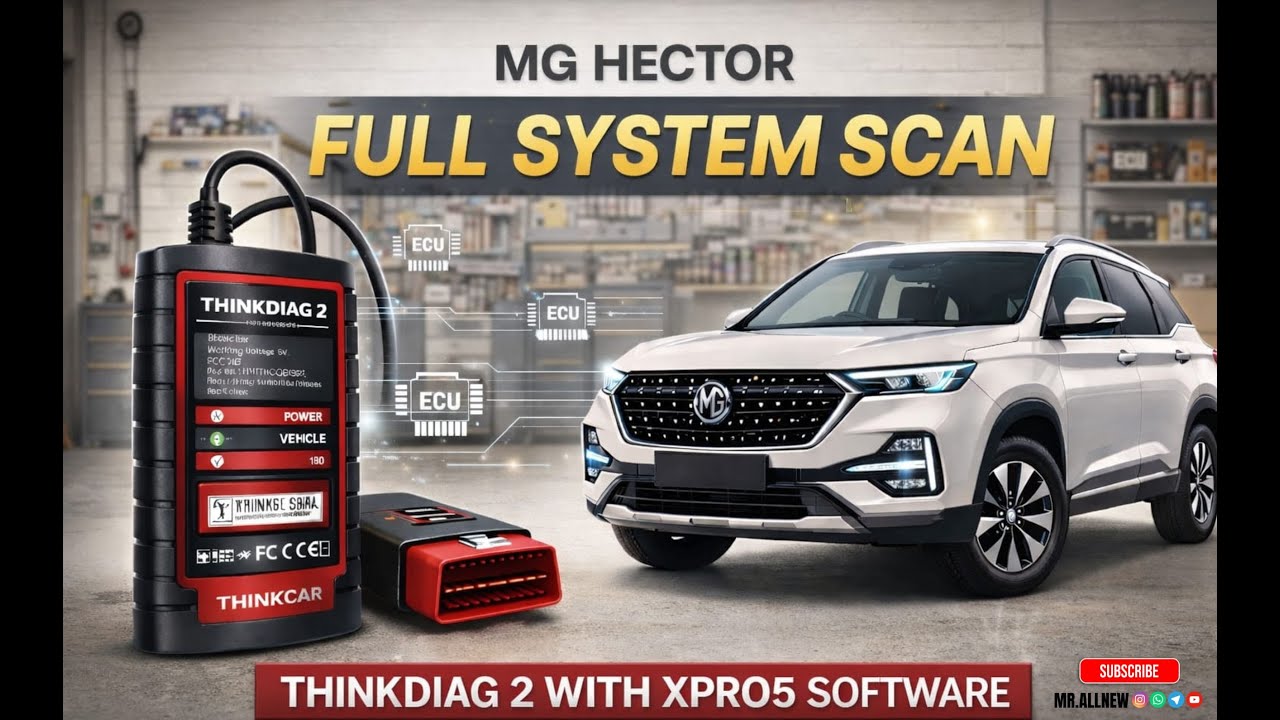 How to Scan MG Hector In Xpro5 Xdiag Diagzone With ThinkDiag 2  | Live Test#ThinkDiag2#XPRO5Softwar