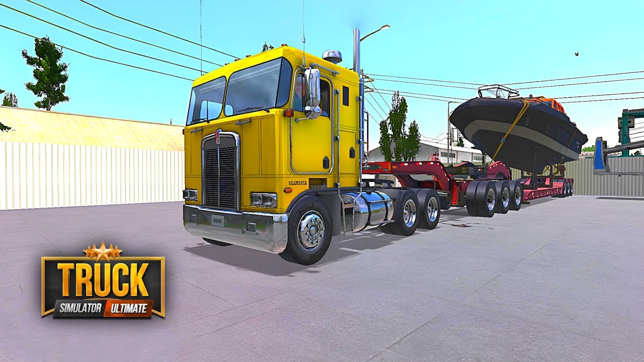 Truck Simulator Ultimate - Gameplay | Transporting Pilot Boat in Mexico