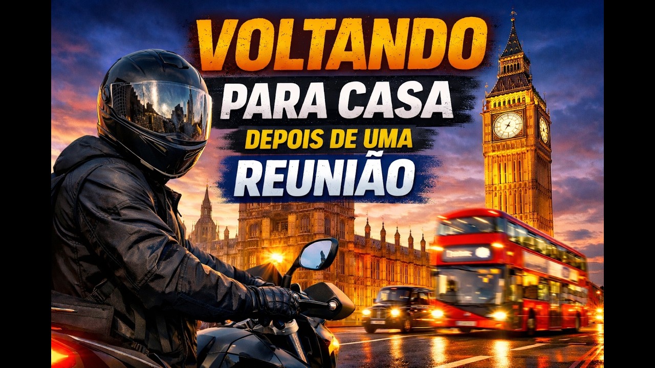 Voltando para casa depois de uma reunião em LONDRES !!
