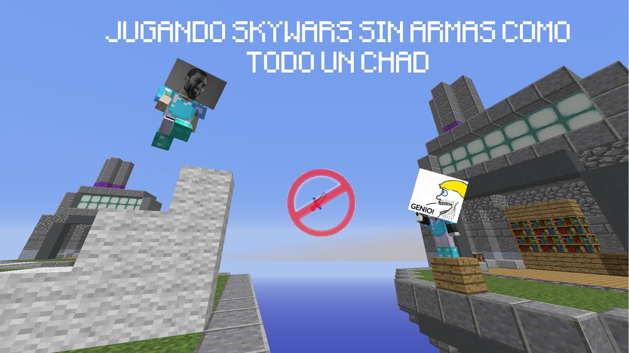 JUGANDO SKYWARS sin ARMAS como TODO UN CHAD ( Ganaré una partida? )