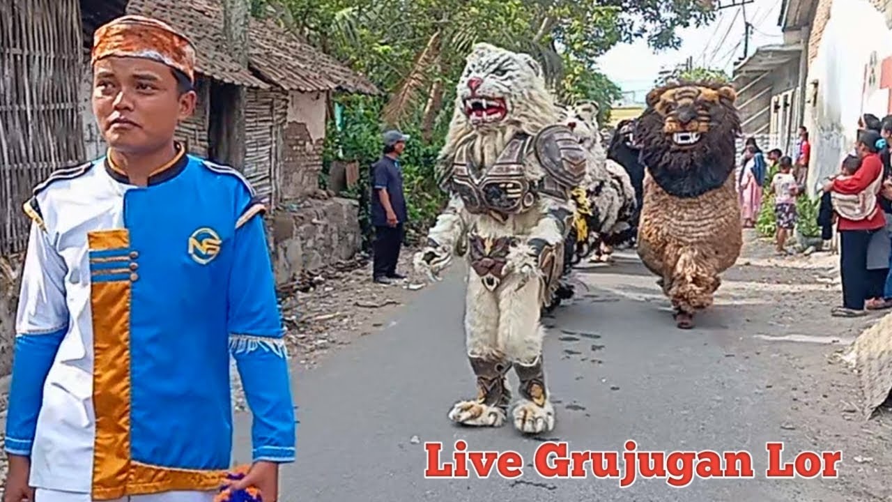 MACAN CAN MACANAN BA LAKEK dan DRUMBAND ba lakek arak arakan pawai maulid nabi di grujugan lor