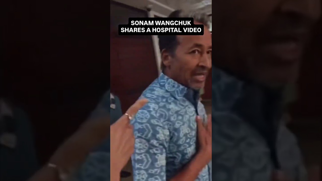Sonam Wangchuk Hospital Video #police #delhi #cjp # #neet #protest #modi #paperleak #rahulgandhi