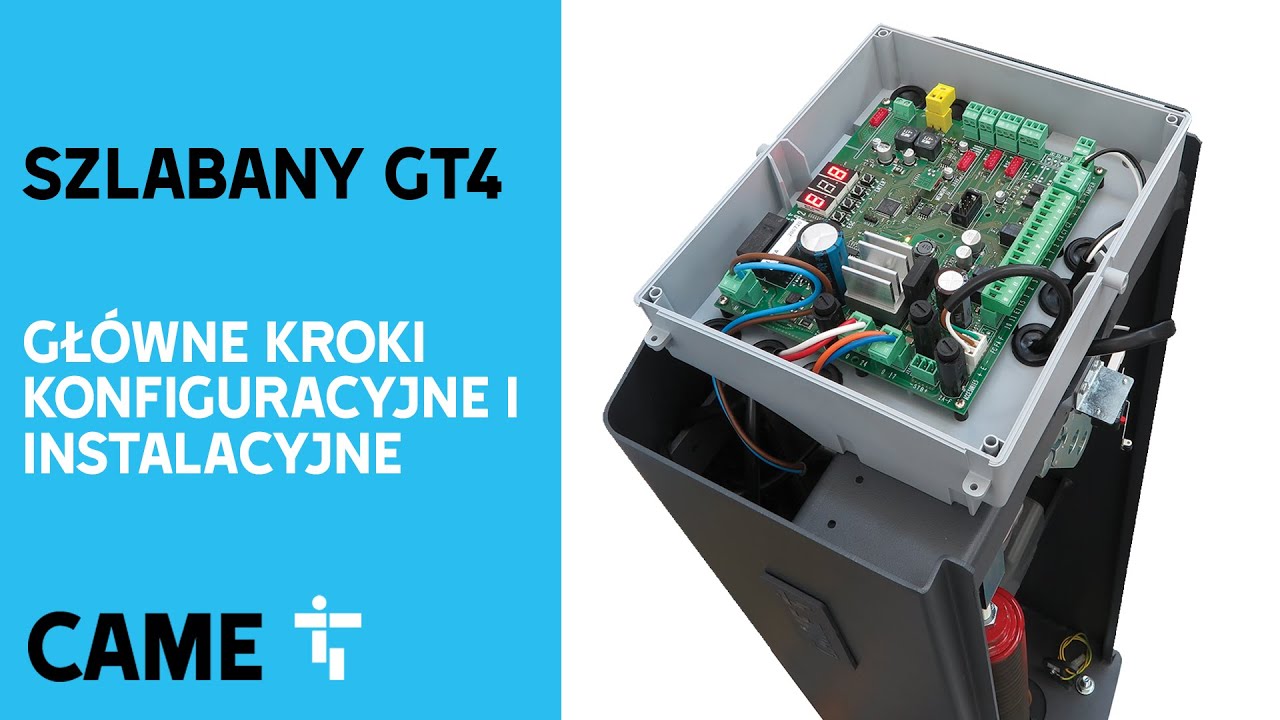 Konfiguracja i instalacja szlabanu CAME GT4