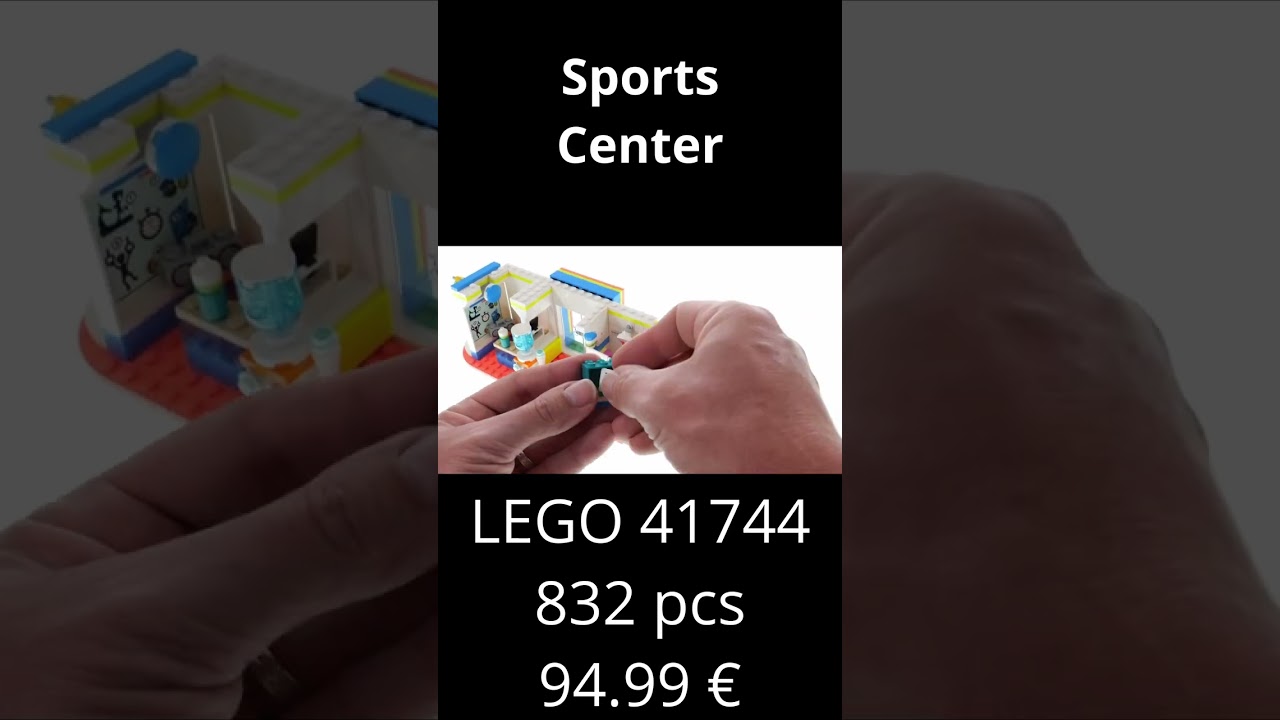 LEGO Friends 41744 Sports Center Speed Build #shorts