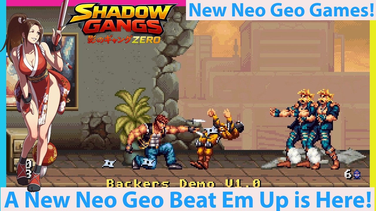A NEW Neo Geo Game! Shadow Gangs Zero Preview is Here