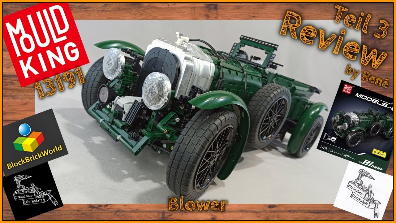 Review | Bentley 4,5l Blower, ein Supercar seiner Zeit, gilt dies auch für Mould King´s 13191 ?