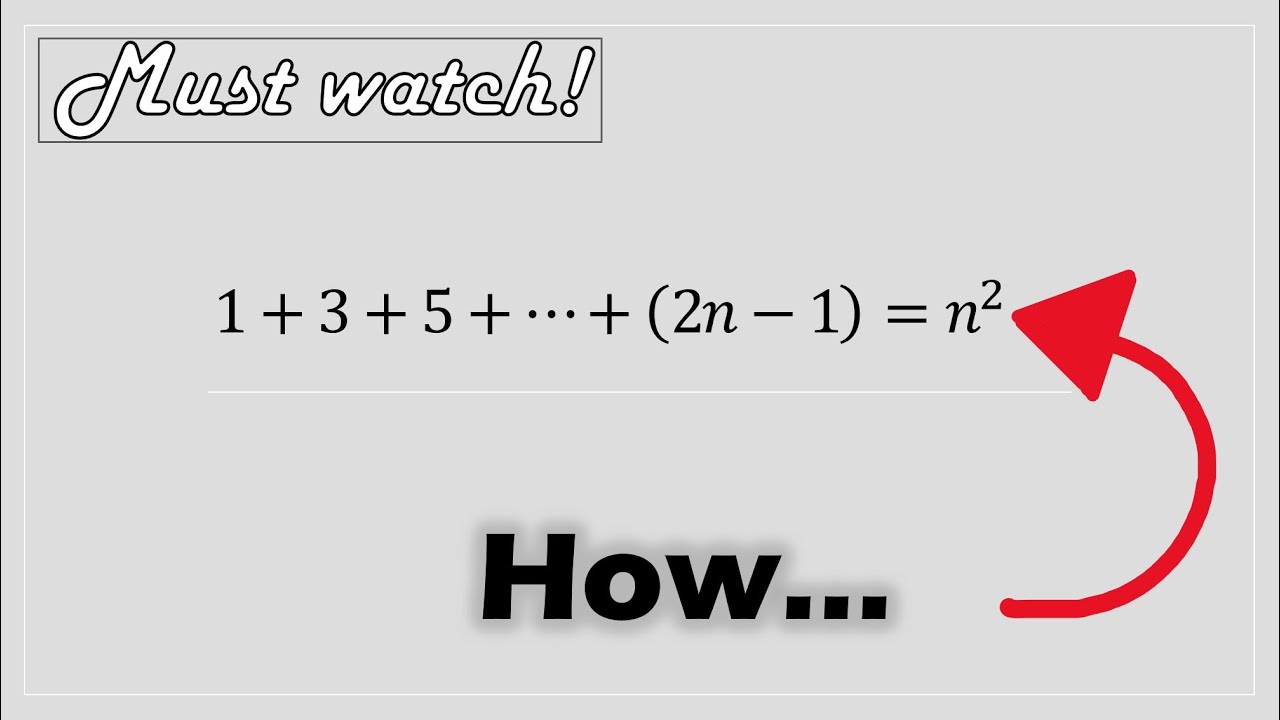 Odd Number Square Proof