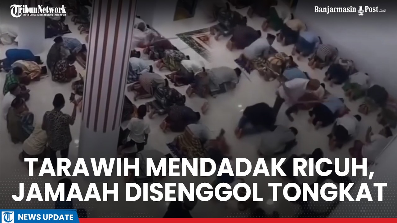 Momen Tarawih di Pati Heboh, Insiden Tongkat Bikin Jamaah Geger