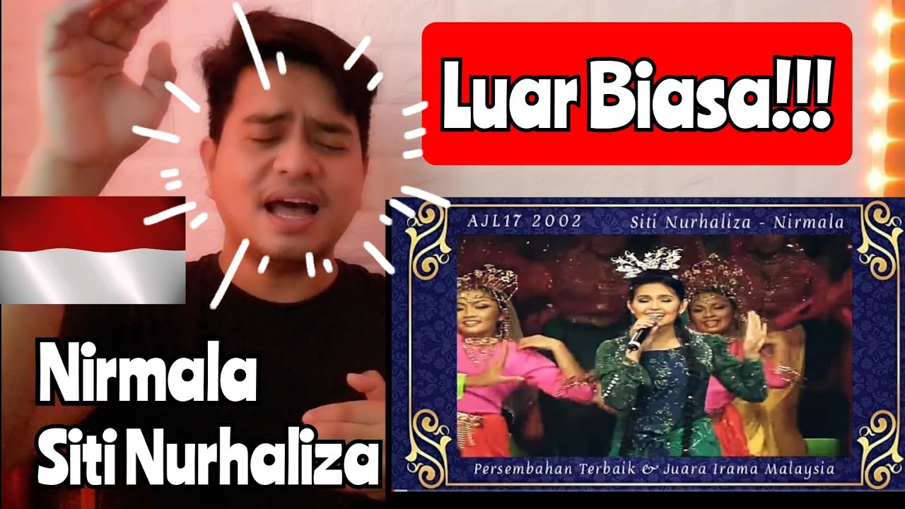 Reaction DATO' SITI NURHALIZA - NIRMALA | #AJL17 2002 | LUAR BIASA 🔥 (KUPAS)