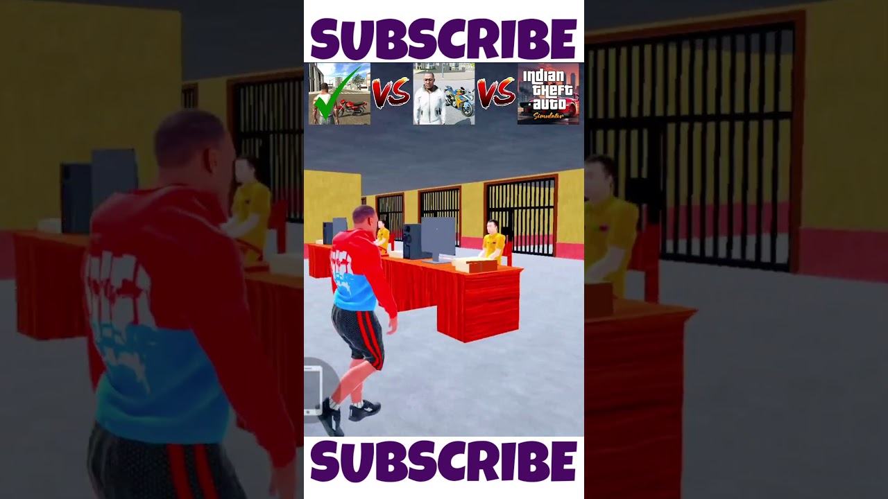 POLICE STATION NPC KILLS IN INDIAN BIKE DRIVING 3D VS INDIAN THEFT AUTO SIMULATOR || K-RICH ||