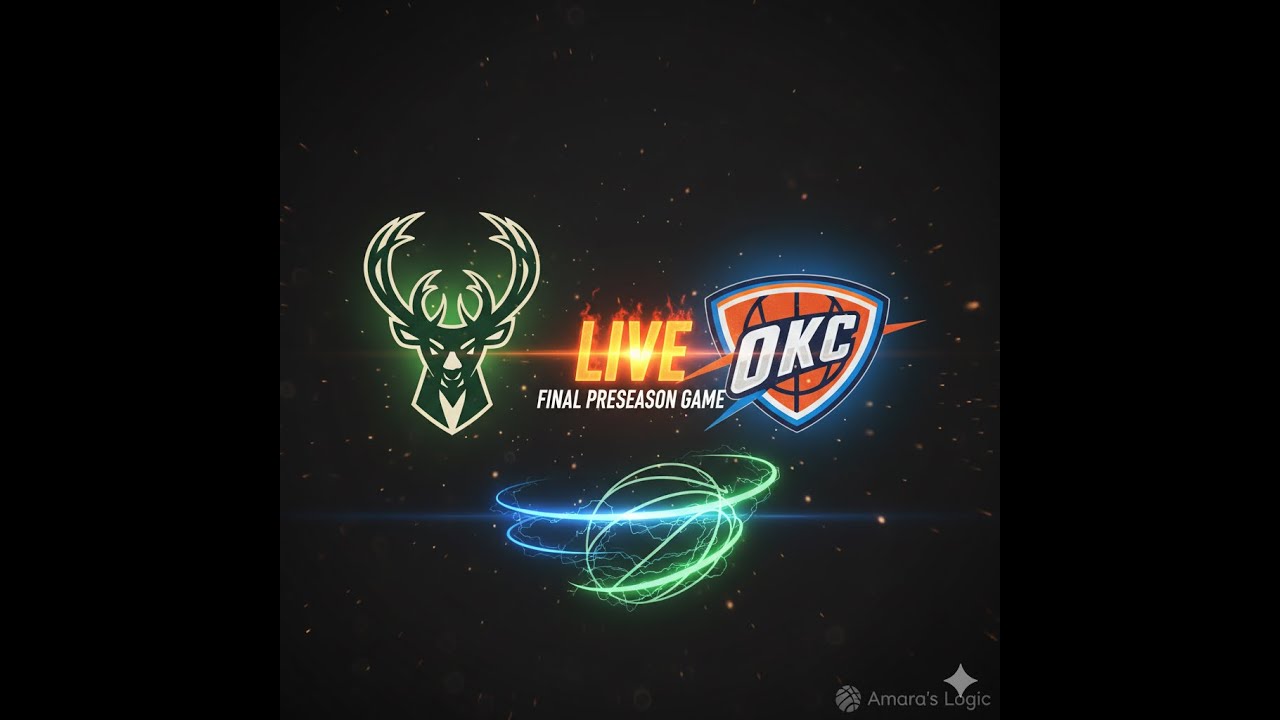 🚨 Bucks vs Thunder LIVE 🦌⚡ | Giannis vs SGA
