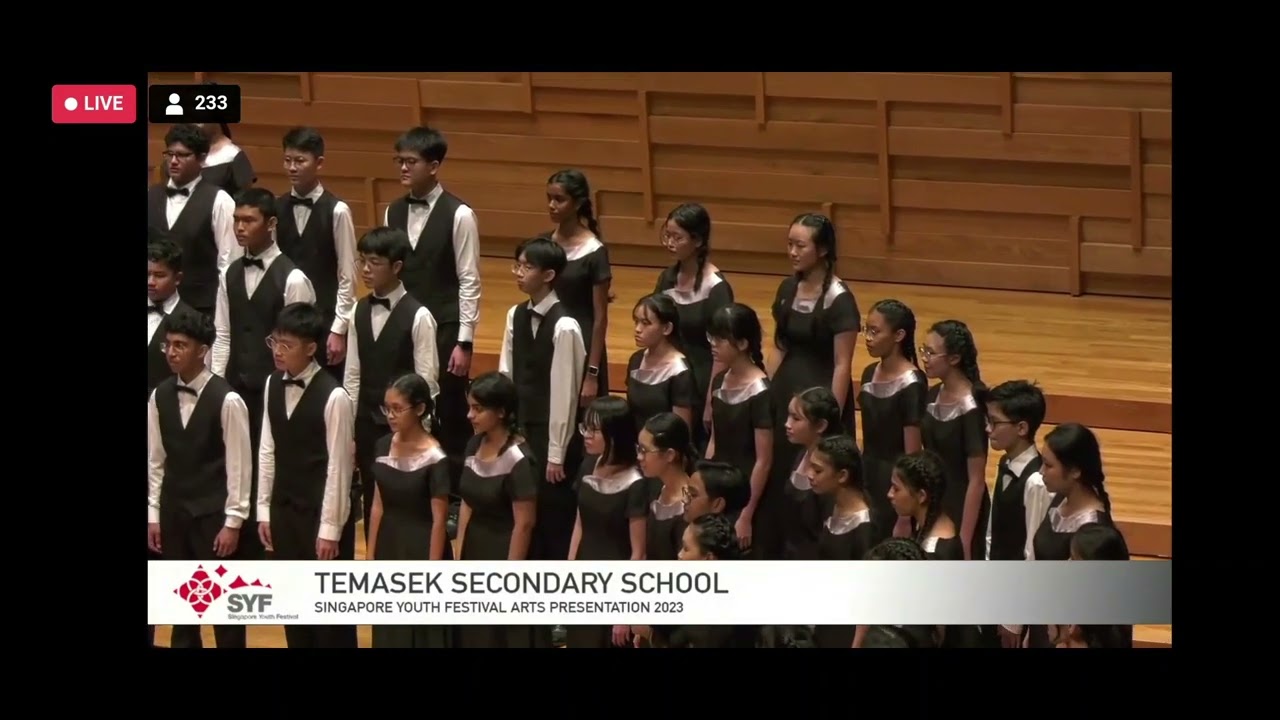 [SYF 2023] TEMASEK SECONDARY CHOIR - ALL YE WHO MUSIC LOVE, PANIS ANGELICUS