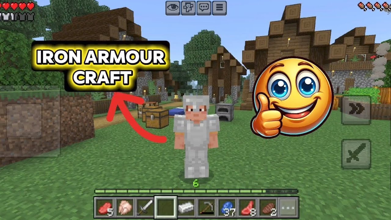 Minecraft New Iron Armour Craft New Video ( Part 2 )