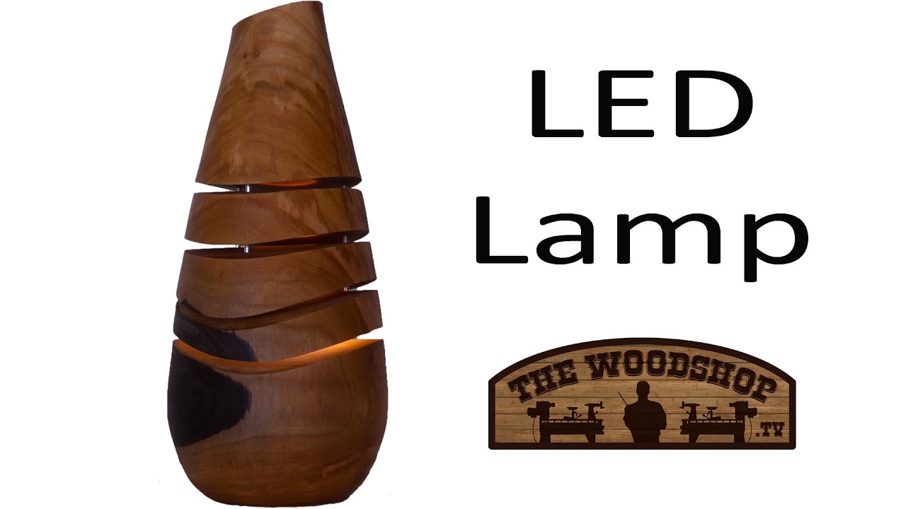 Woodturning How To Make a LED Accent Lamp | Carl Jacobson