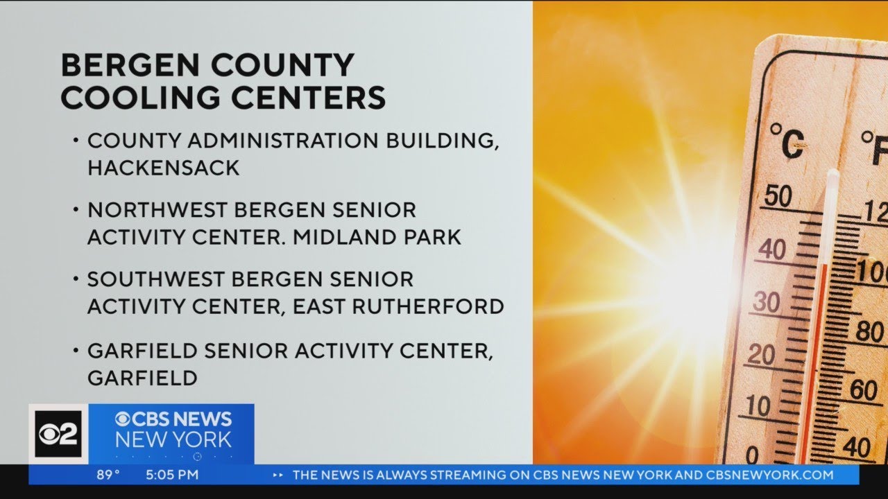 Bergen County opens regional emergency cooling centers