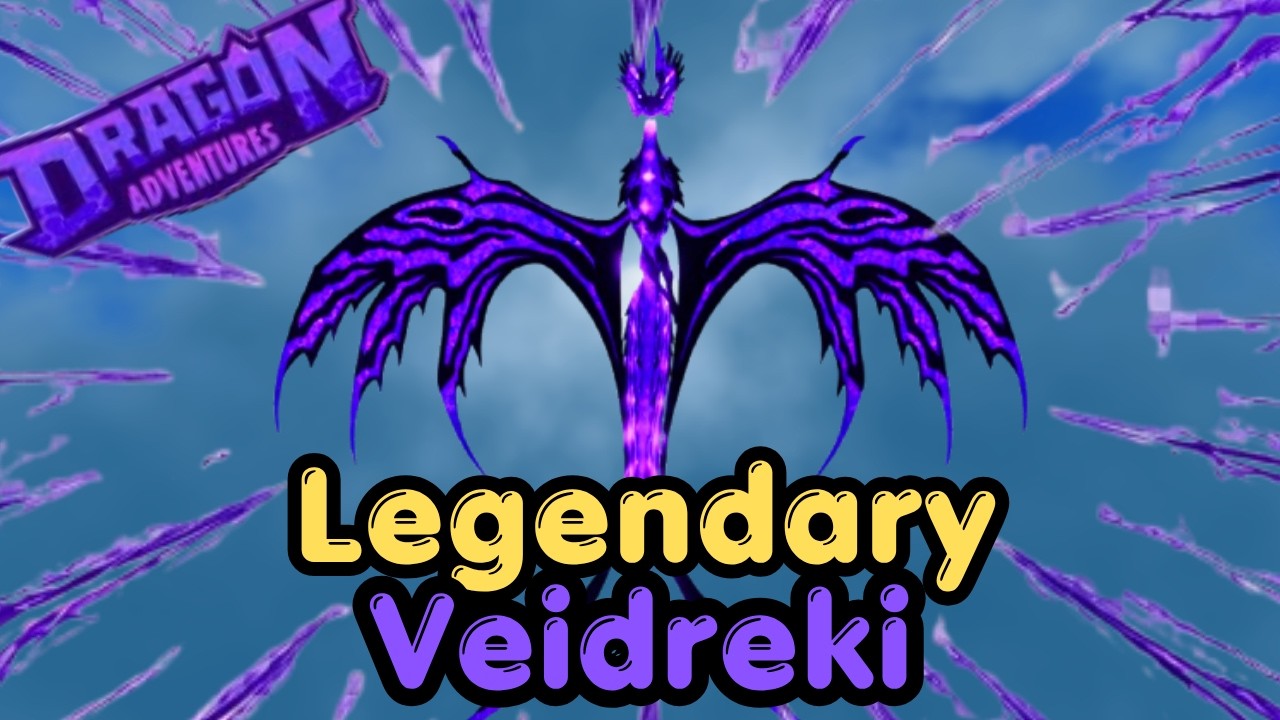 Making a LEGENDARY Veidreki (Insane Colors) in dragon adventures🟣⚡️😱#roblox #dragonadventures
