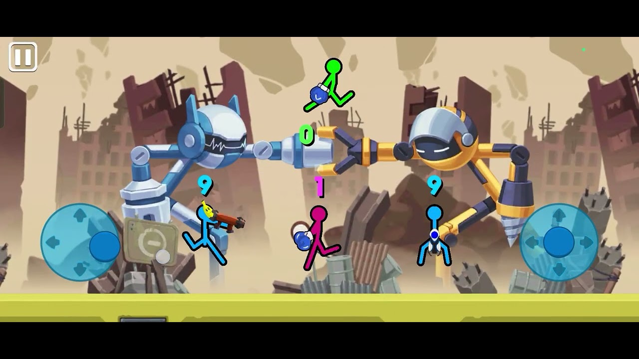 Stick man part 1 main Sama teman 