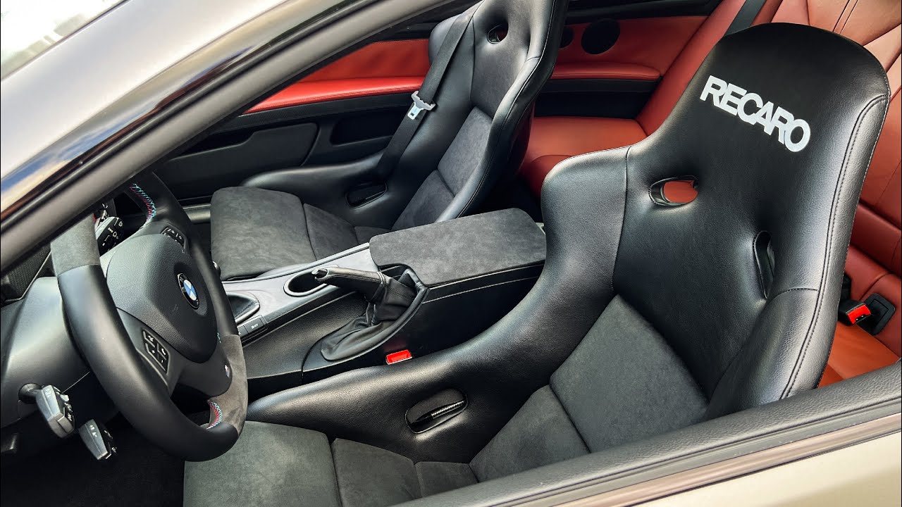 Новые сиденья для моего M3 = СОВЕРШЕНСТВО! (Установка сидений Recaro Pole Positions)