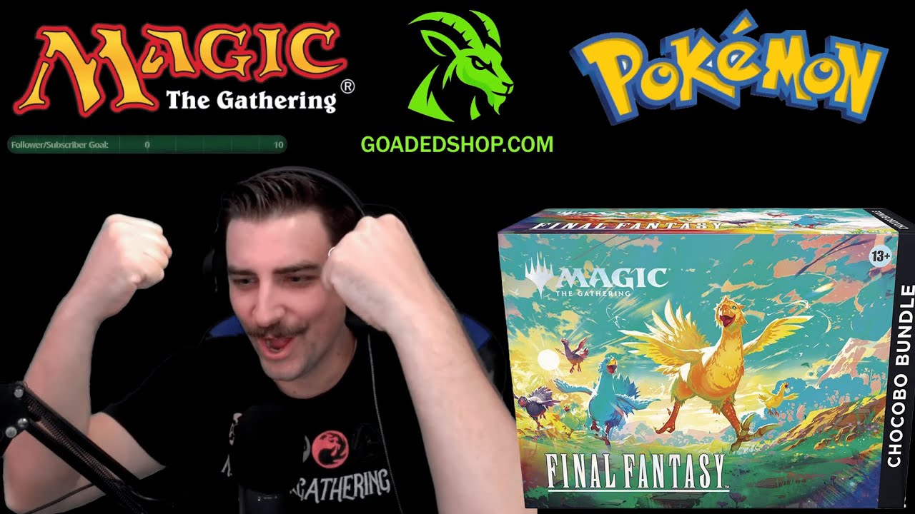 MTG & Pokémon RIP & SHIP - CHOCOBO BUNDLE BOX BATTLES - FINAL FANTASY AND POKEMON GIVEAWAYS