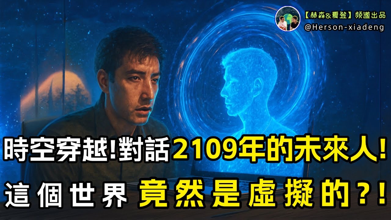 時空穿越!與來自2109年的未來人對話!!這個世界竟然是虛擬的?!|地球online| 时空旅行| AI革命|外星接触|赫森&夏登