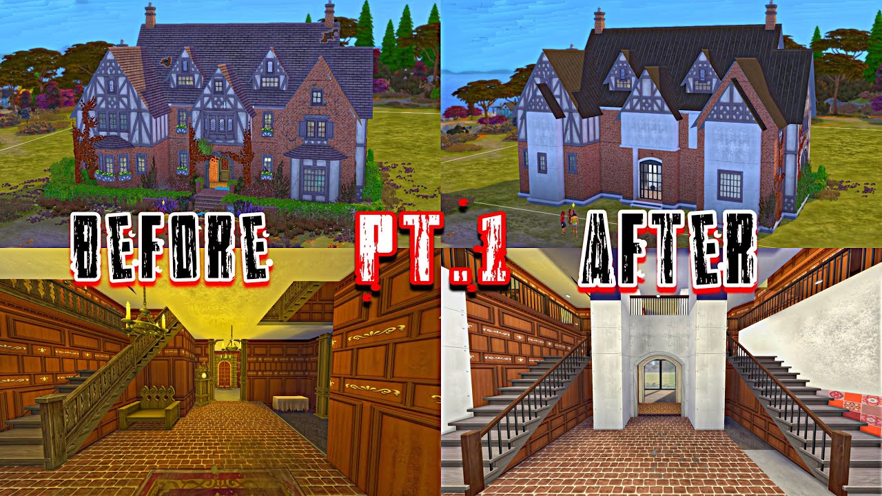 Adding a GRAND foyer area to this Abandoned Mansion in The Sims 4 