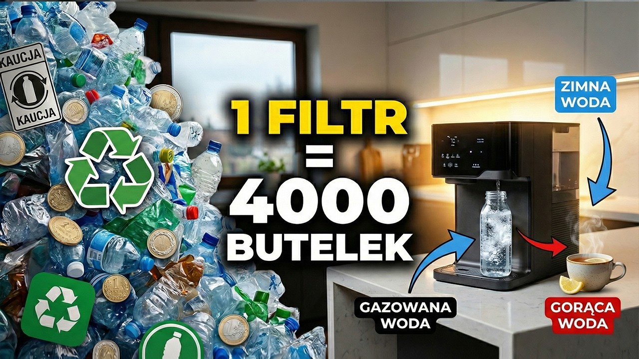Hydrofast C300 = KONIEC z kupowaniem wody? 1 filtr = 4000 butelek