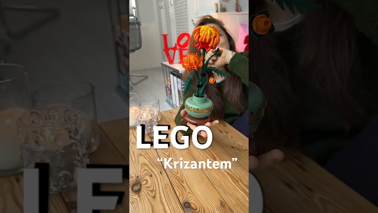 LEGO Krizantem. //reklamyok. Kendim aldım. #lego #legobotanicals #legoaddict #legoafol