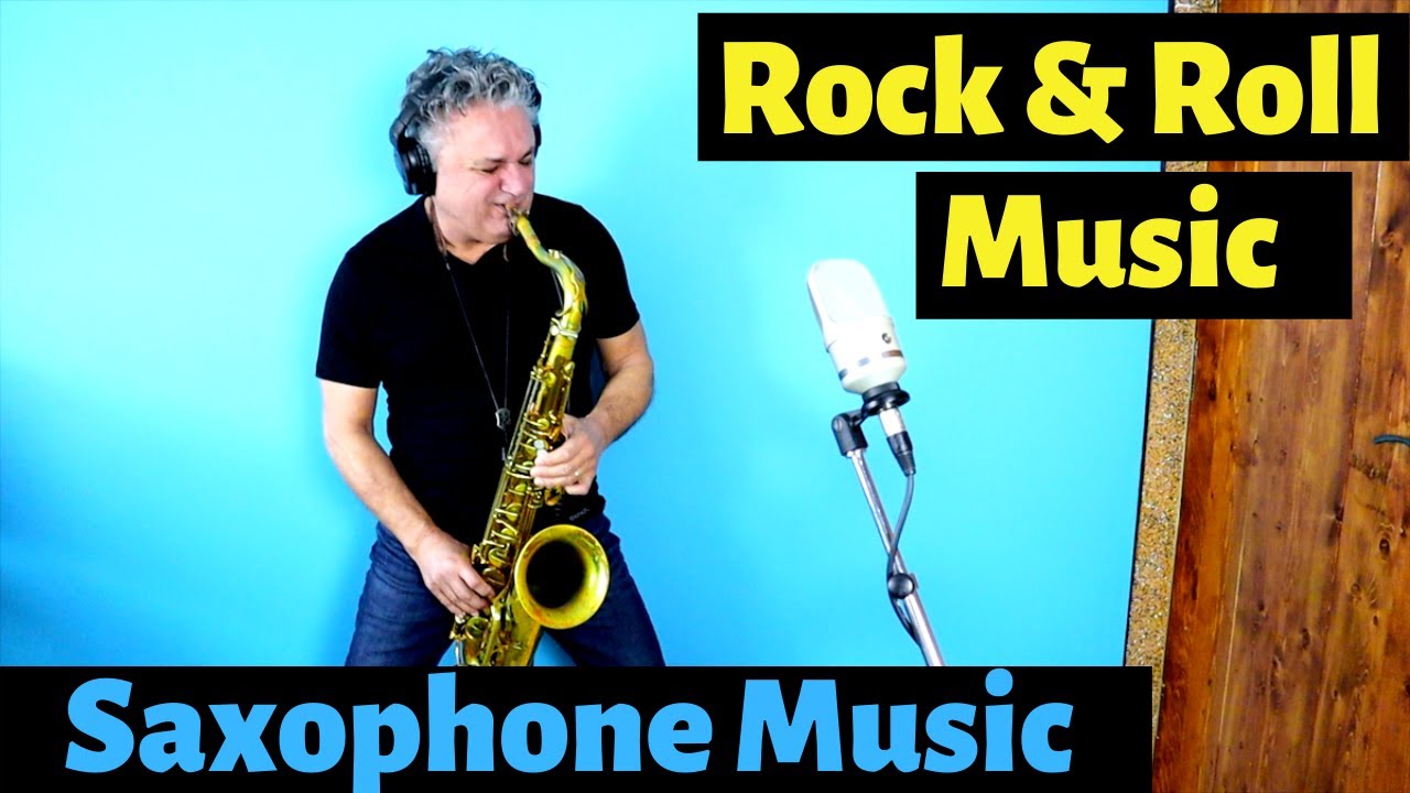 Rock And Roll Music - Sax Cover - Saxophone Music with Custom Backing Track