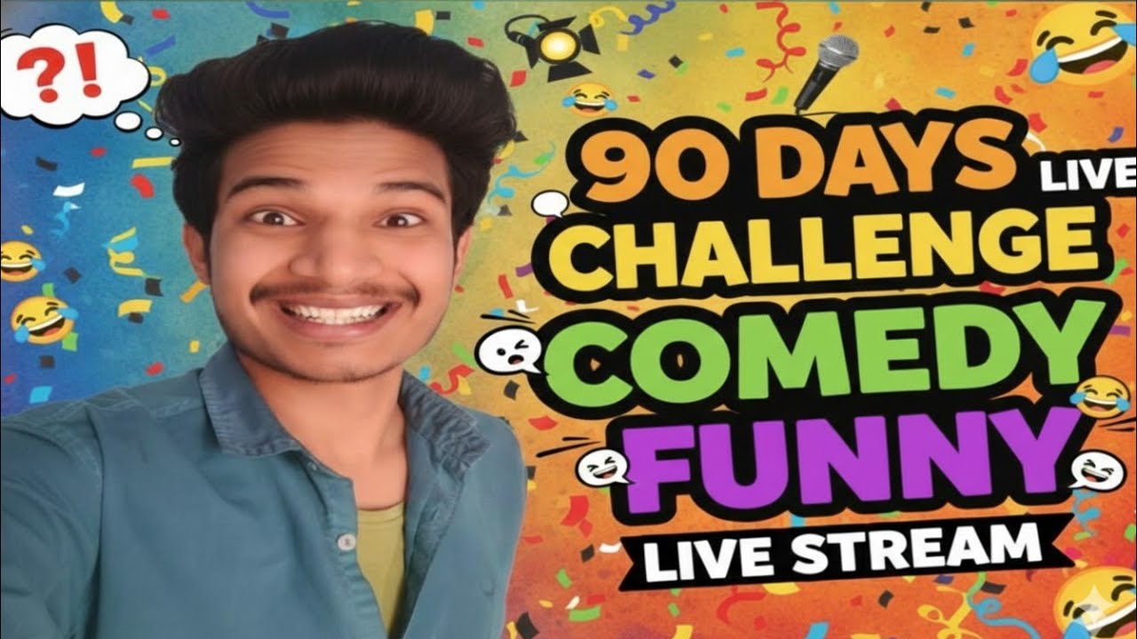 Kya main 90 din tak daily LIVE kar paunga?😱live challenge Day 19 #viral #short #funny #live #comedy