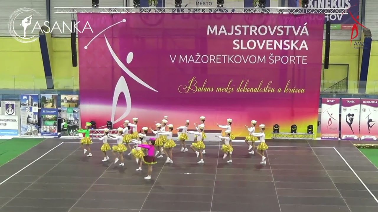 MSR Mažoretiek Púchov 2024 - VEĽKÉ FORMÁCIE KADET BATON