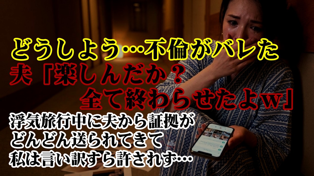 【離婚】（どうしよう&hellip;）不倫がバレた&hellip;浮気旅行中に夫からLINEに証拠がどんどん送られてきて慌てて帰宅&hellip;夫「楽しんだか？全て終わらせたよｗ」私は言い訳すら許されず地獄へ堕ち&hellip;【シタ妻】