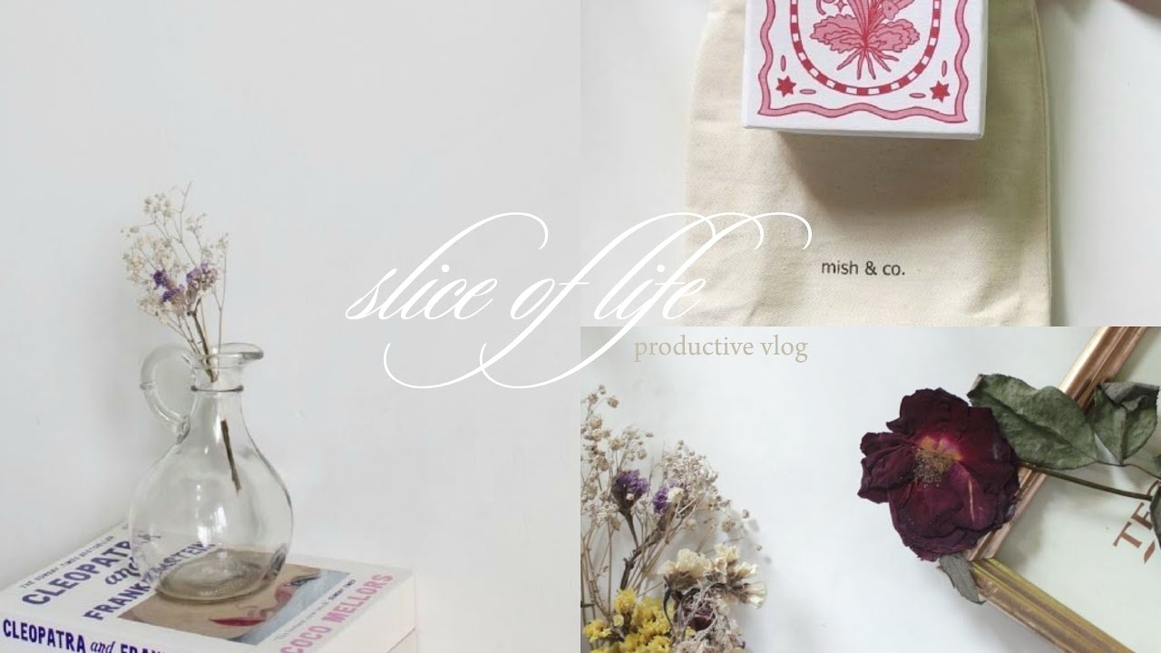 slice of life | a productive day, jornalling, unboxing + more