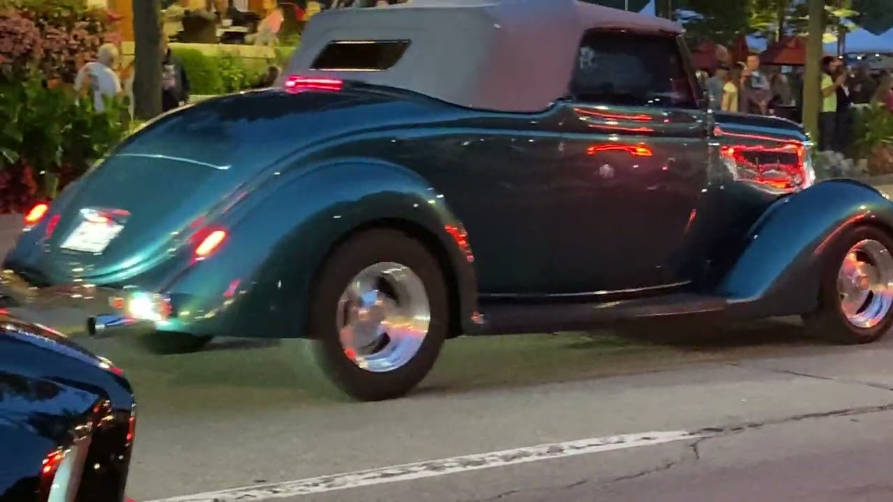 FRANKENMUTH AUTO FEST 2023 (Late Saturday Main Street action)