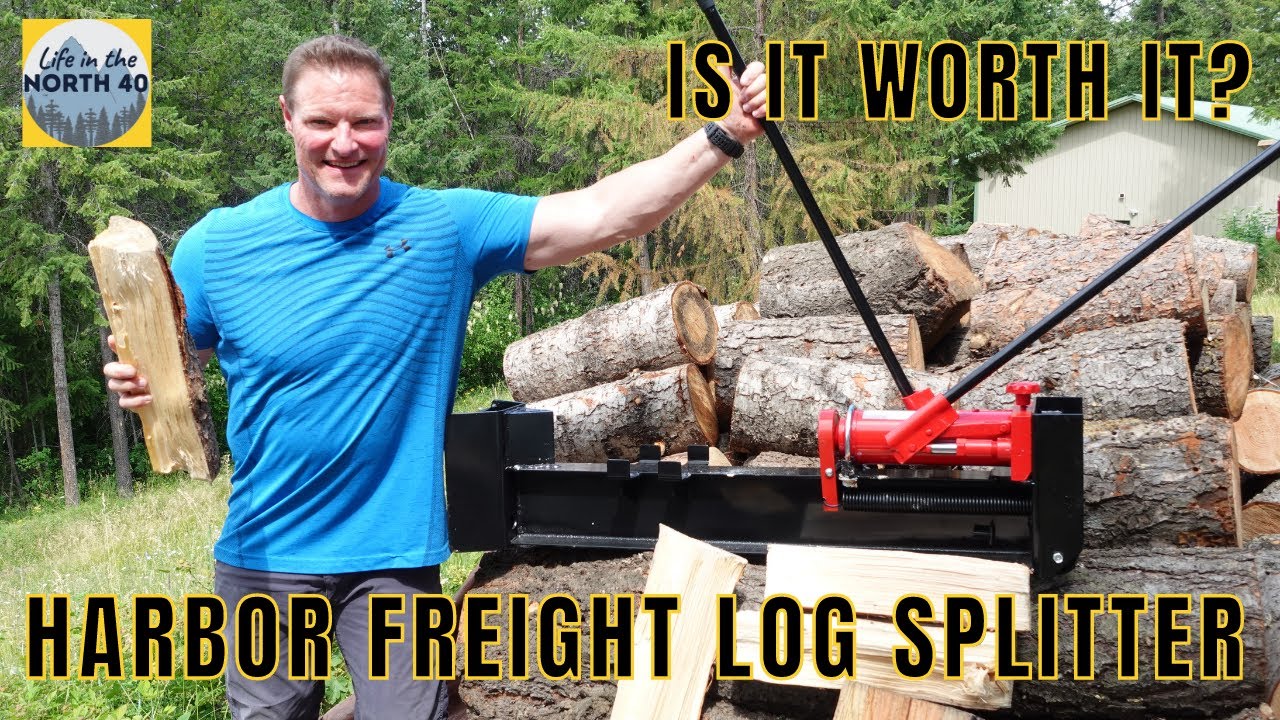 Harbor Freight 10 Ton Manual Log Splitter Review