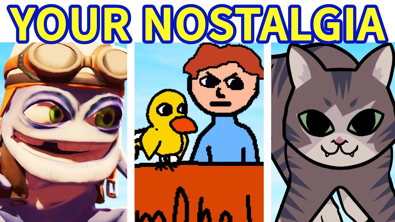 Friday Night Funkin': VS Nostalgia Full Week + Secret Song (Crazy Frog, Duck, Vine Cat...)