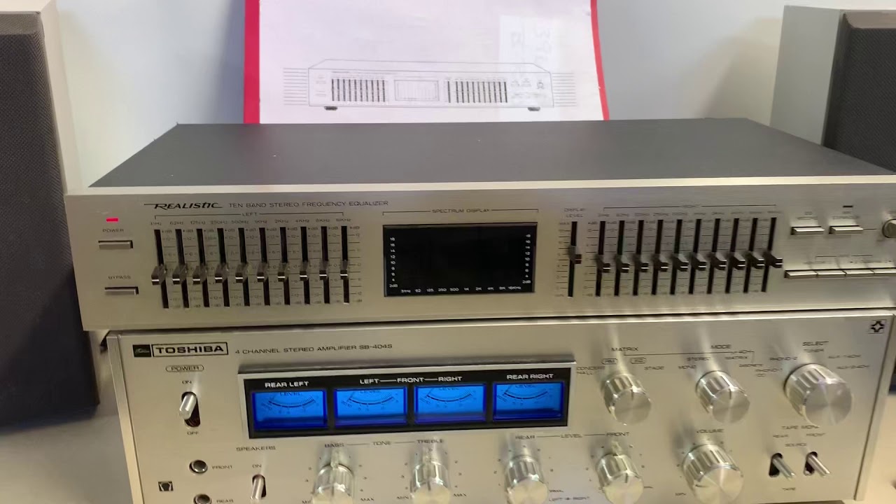 Realistic 10 Band Stereo EQ 31-2020 for sale on eBay